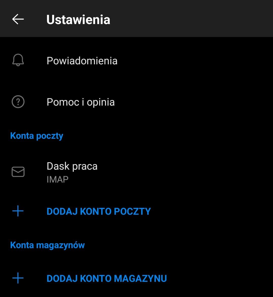Outlook - ustawienia i dodawanie konta